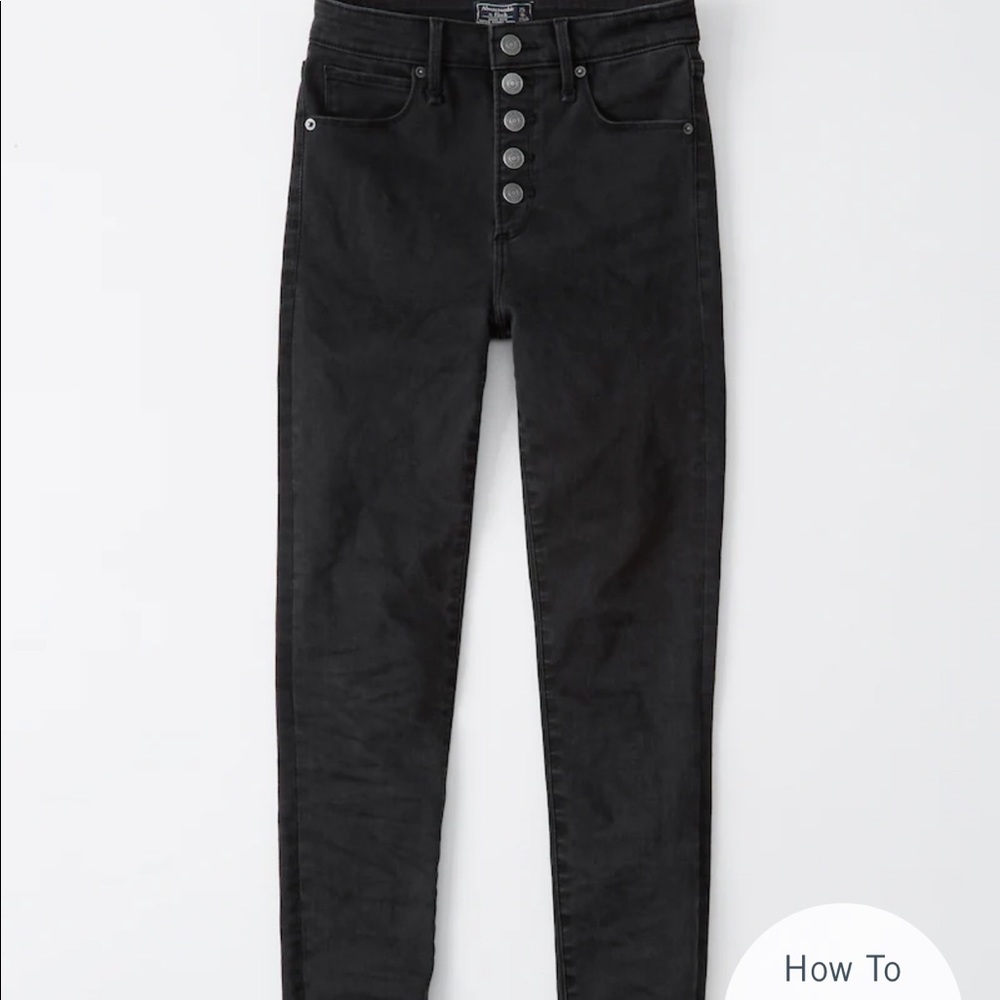 NWT Abercrombie High Rise Super Skinny Ankle Jeans